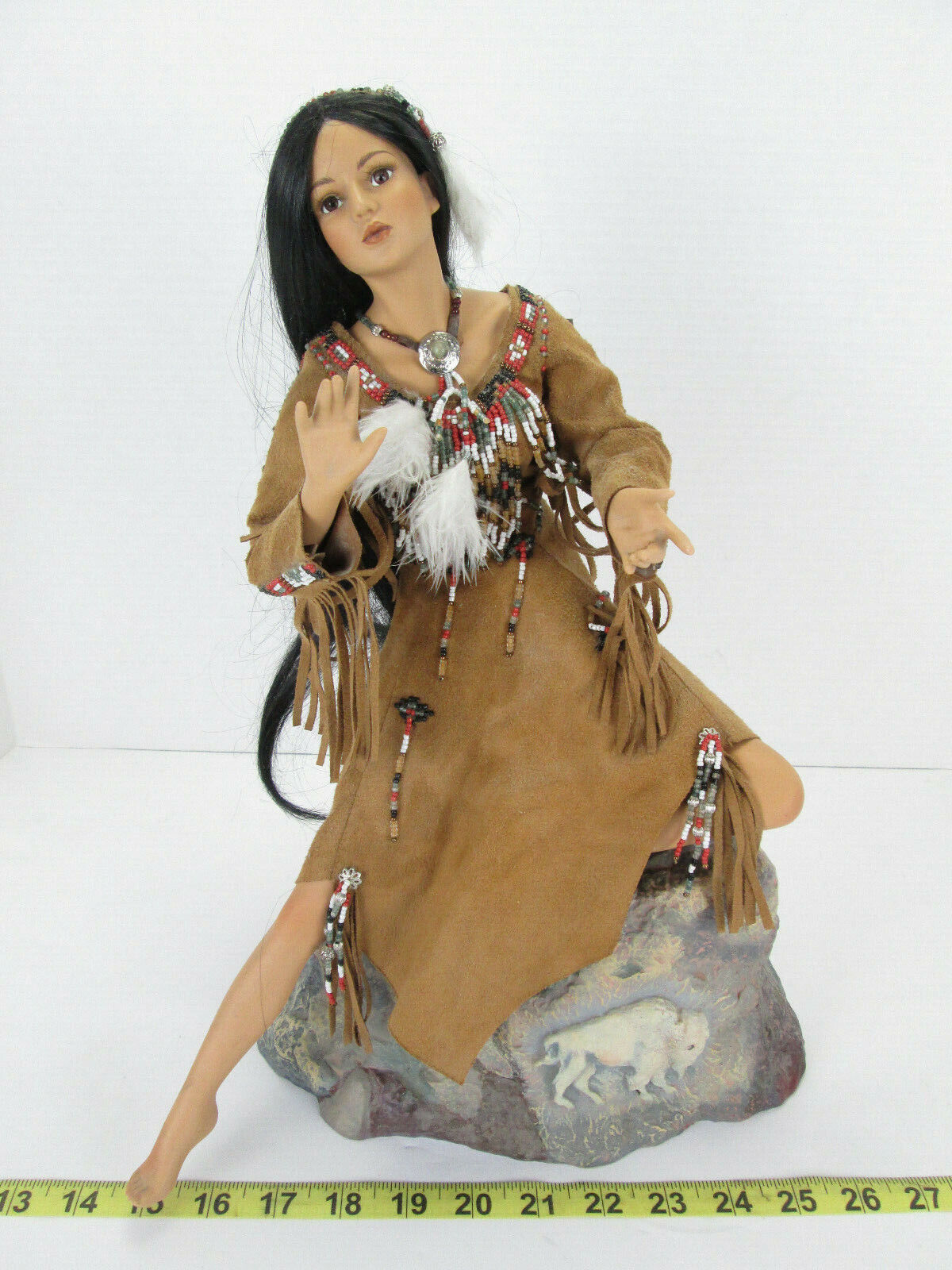 Beautiful Ashton-Drake Collection LEGEND OF THE APACHE TEARDROP Native American