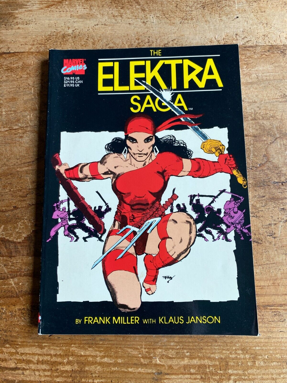 The Elektra Saga Marvel Comics 1989 Frank Miller TPB Frank Miller Klaus Janson