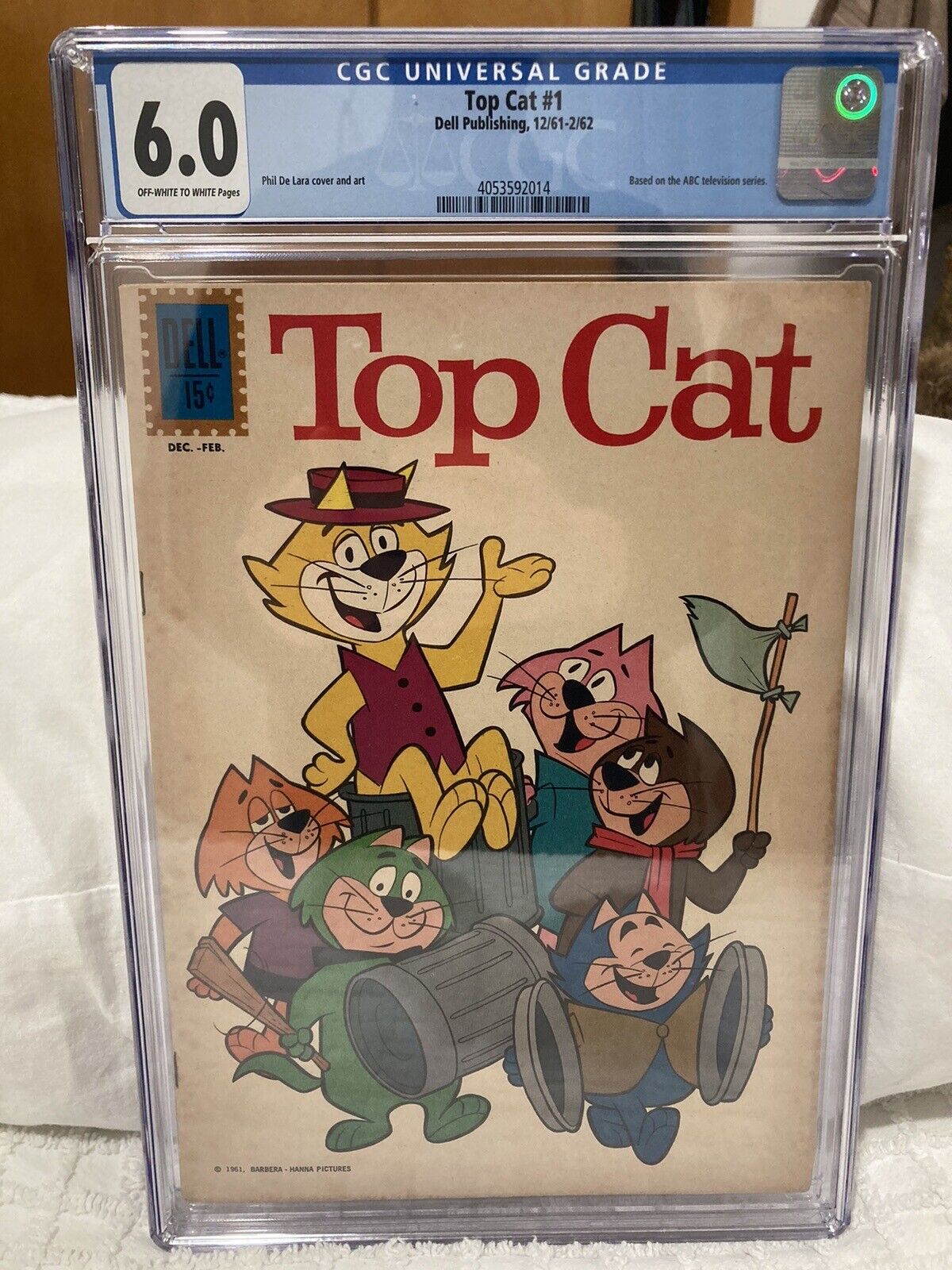 Top Cat #1 (December 1961-February 1962, Dell) Rare, CGC Graded (6.0)