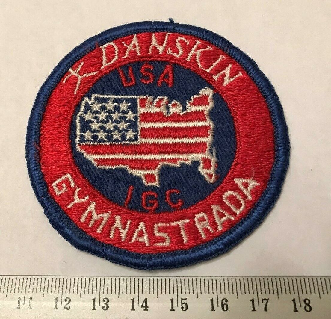 Danskin Gymnastrada USA IGC Vintage Patch International Gymnastics Camp