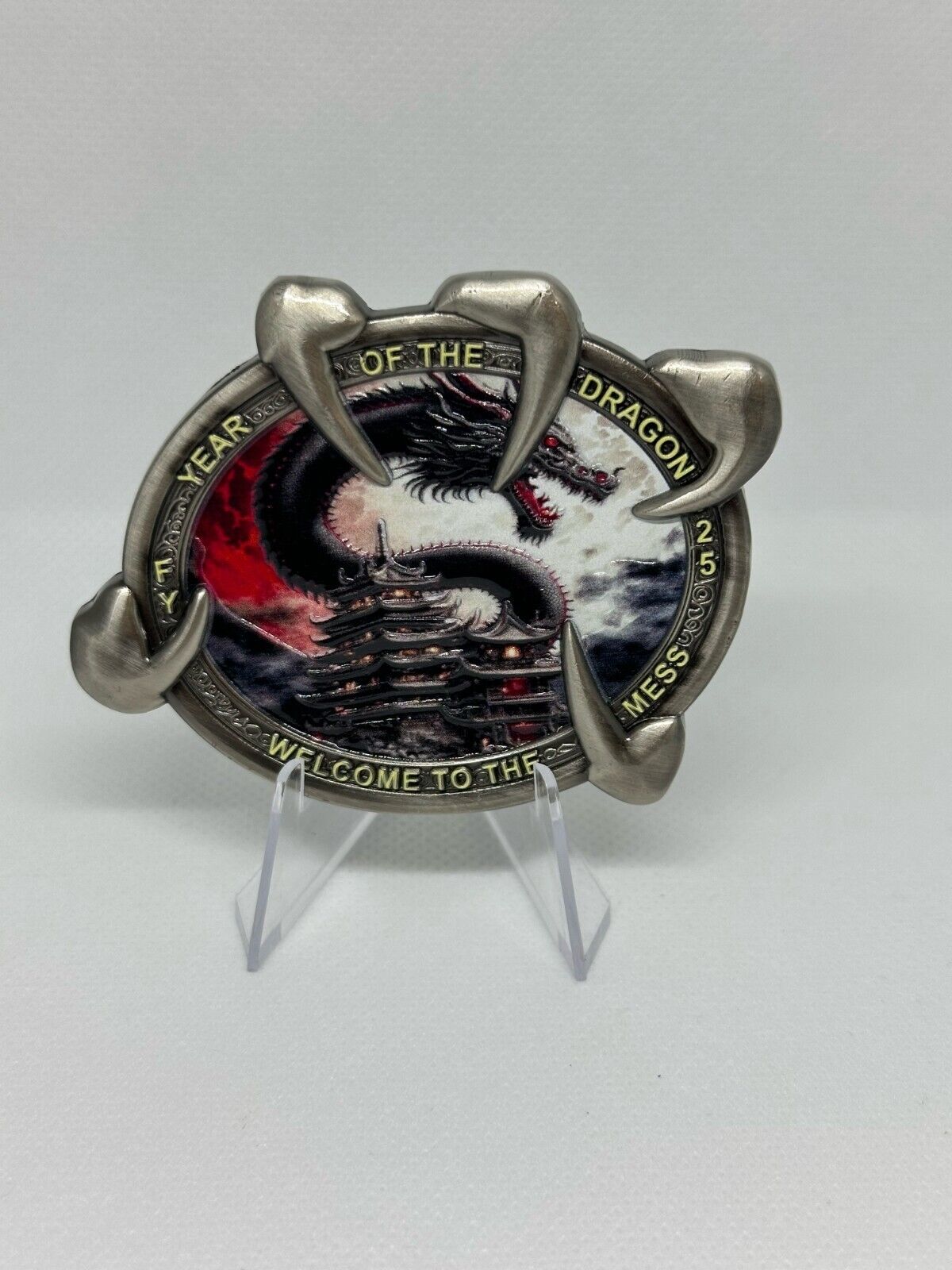 Navy Chief Year Of The Dragon Challenge Coin