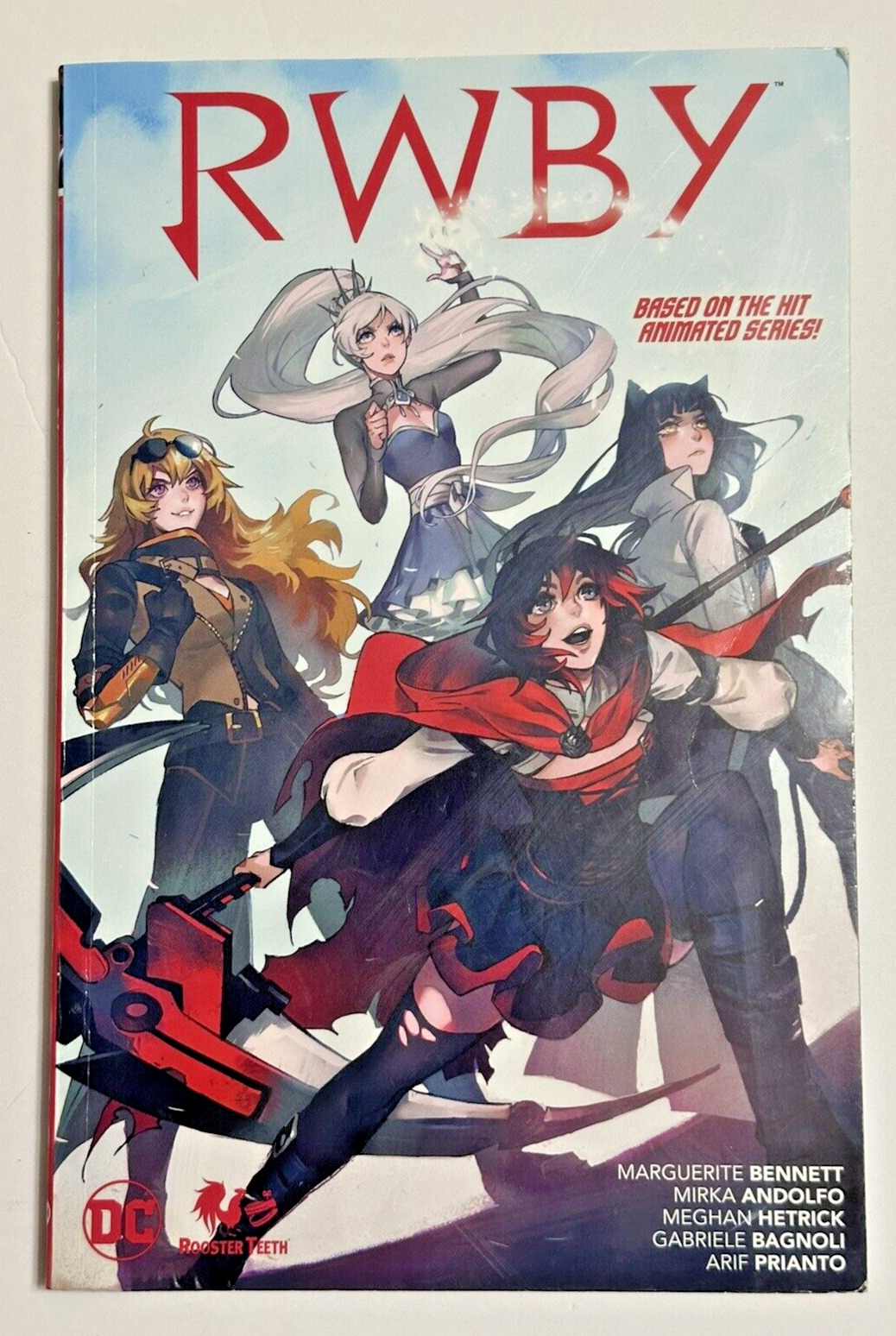 DC RWBY Volume 1 Comic Book Rooster Teeth Graphic Novel
