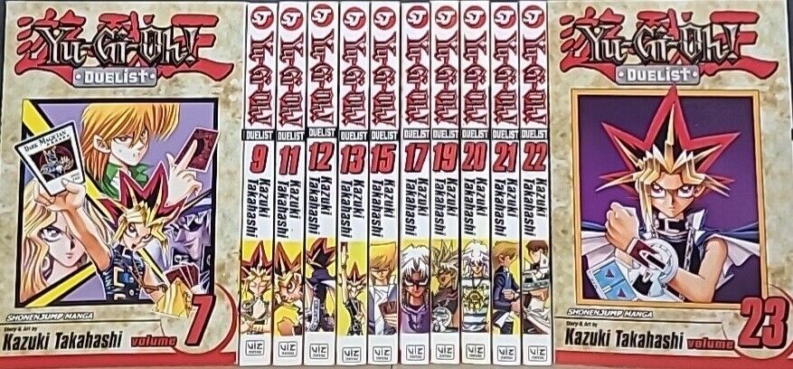 Yu-Gi-Oh Yugioh Duelist Manga Vol 7,9,11-13,15,17,19,20-23 In English New Viz 