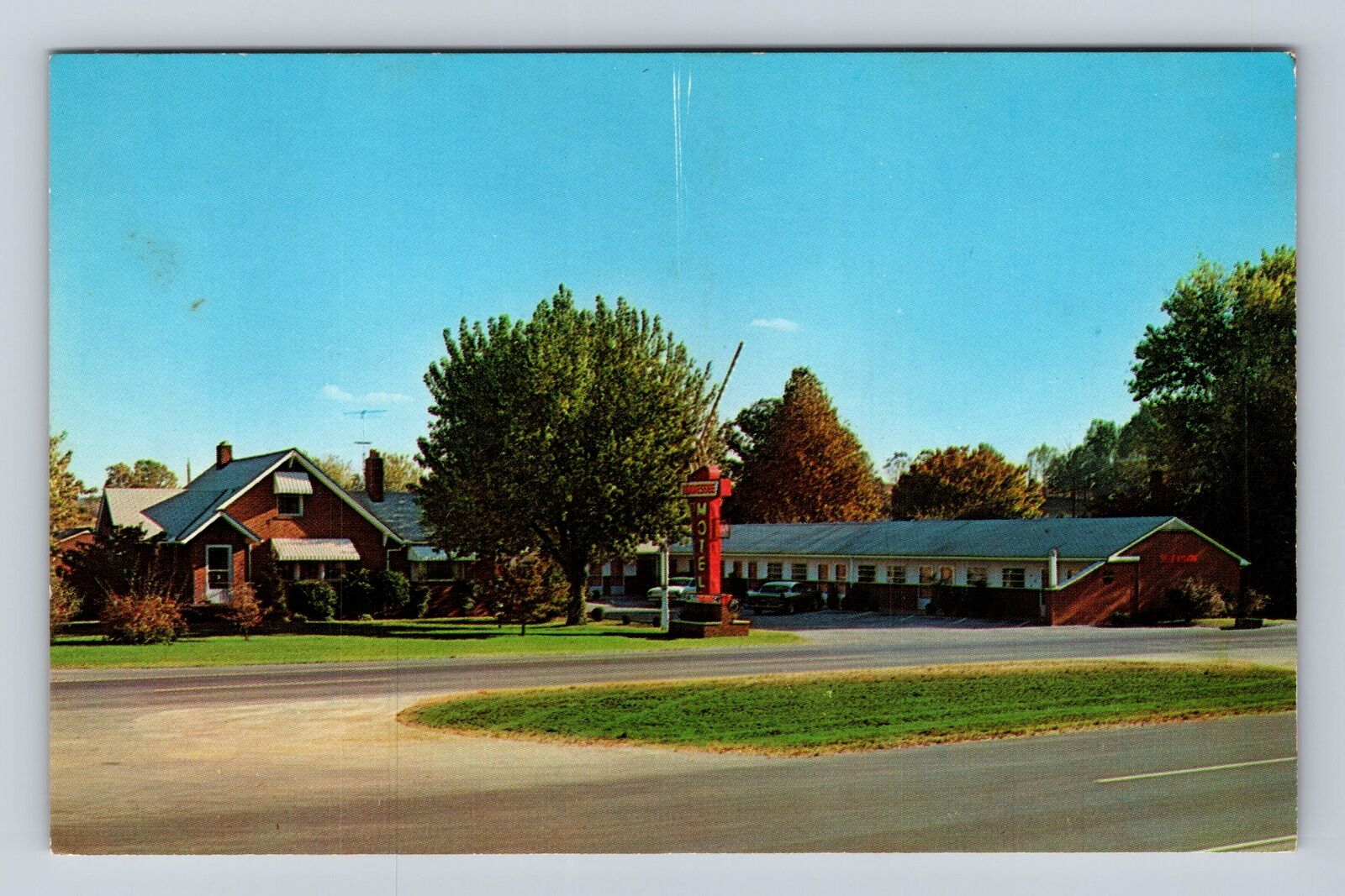 LaFollette TN-Tennessee, Tennessee Motel, Advertising, Antique Vintage Postcard