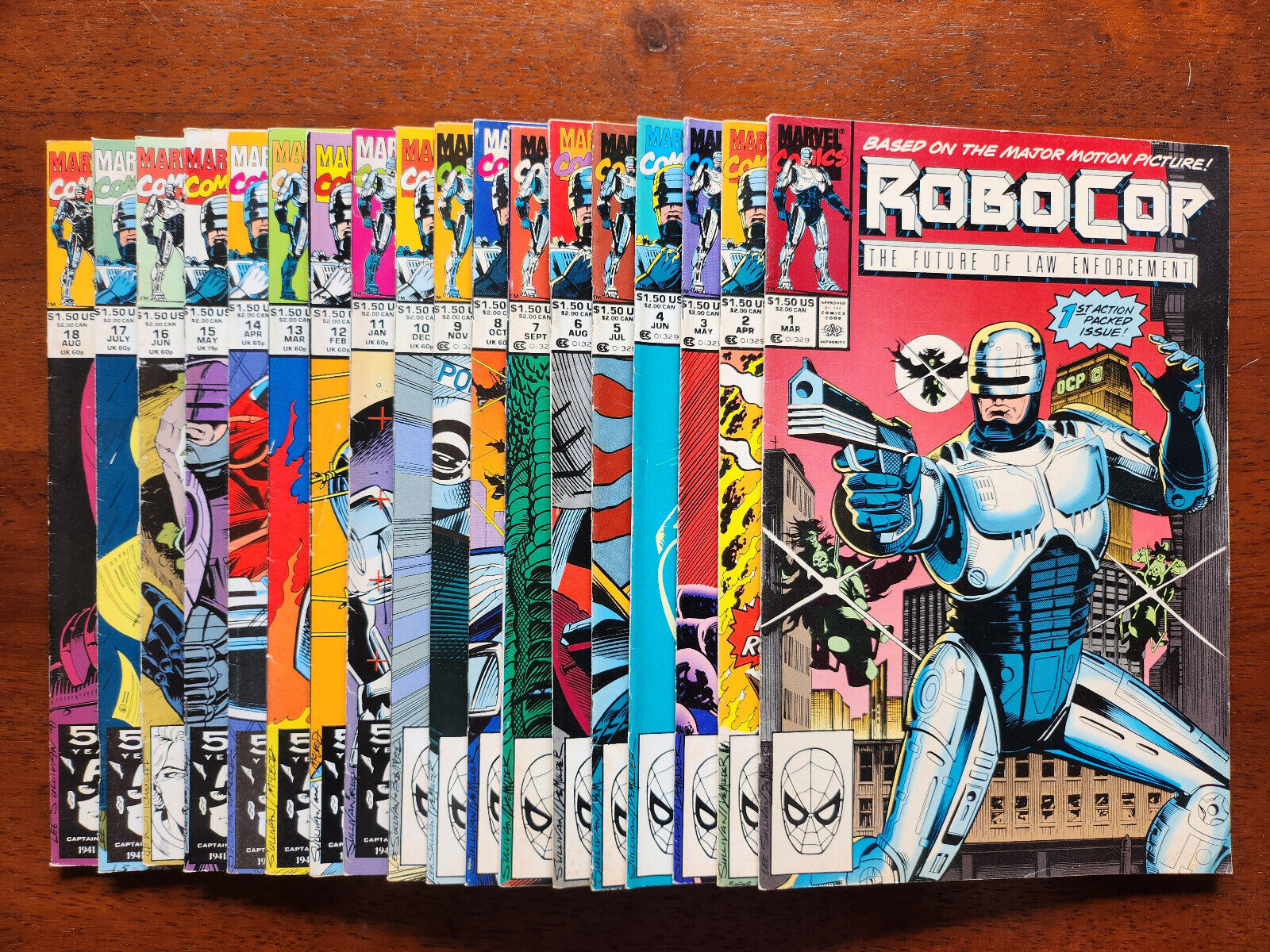 Robocop #1-18 (1990-1991 Marvel)