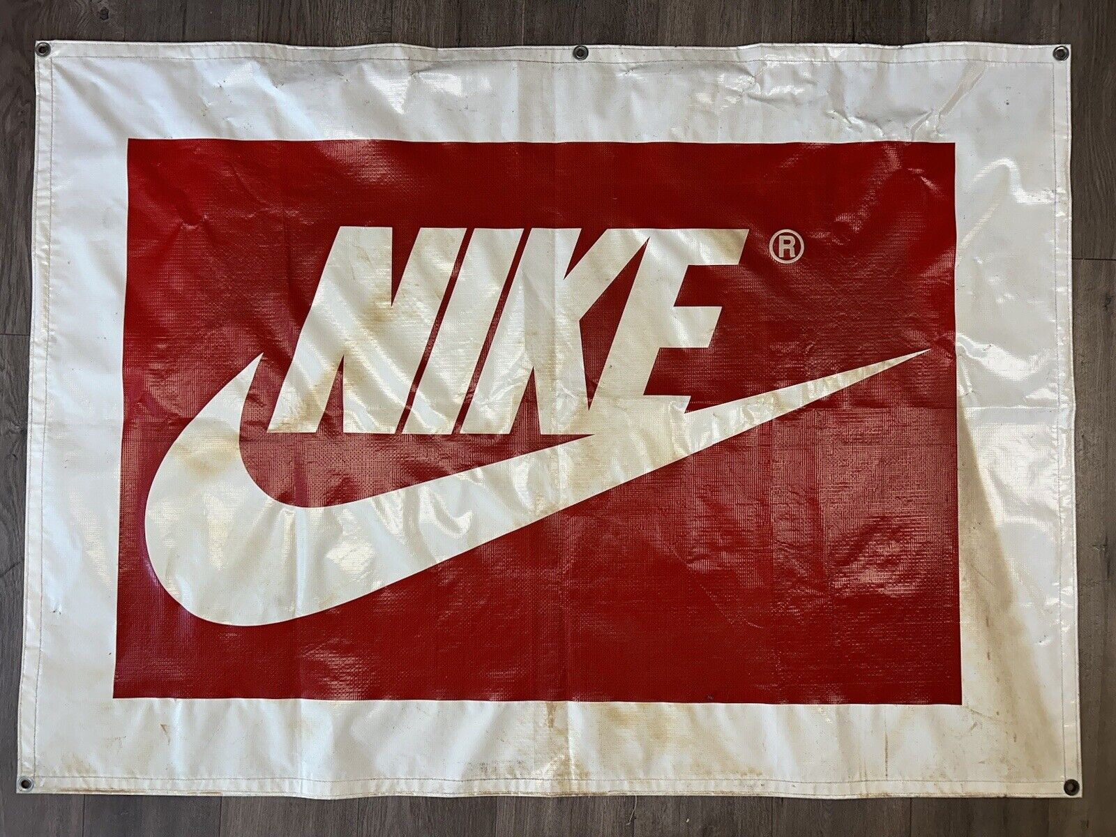 Vintage Nike Banner Store Display Sports Backstop Style Store Banner Vinyl Brand
