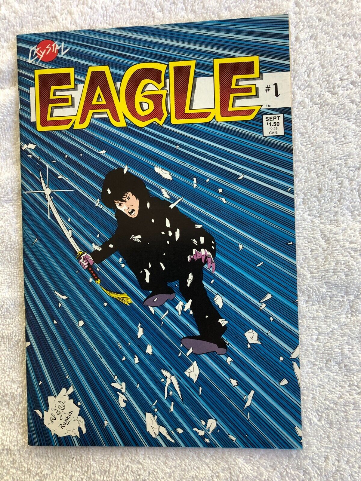Eagle #1 (Sep 1986, Crystal-Apple Comics) VF 8.0