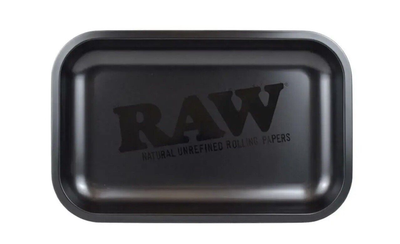 RAW Matte Black Murdered Rolling Tray - Small Size - Sealed New