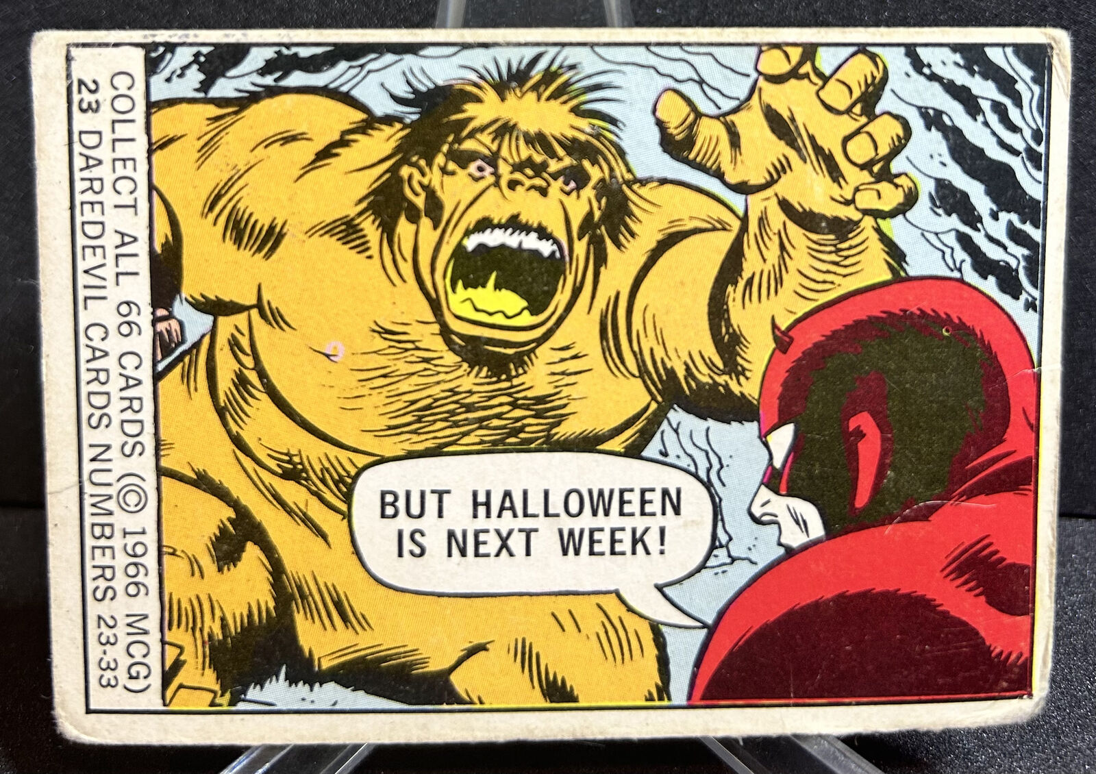 1966 Donruss Marvel super heroes  Daredevil #23 ROOKIE card