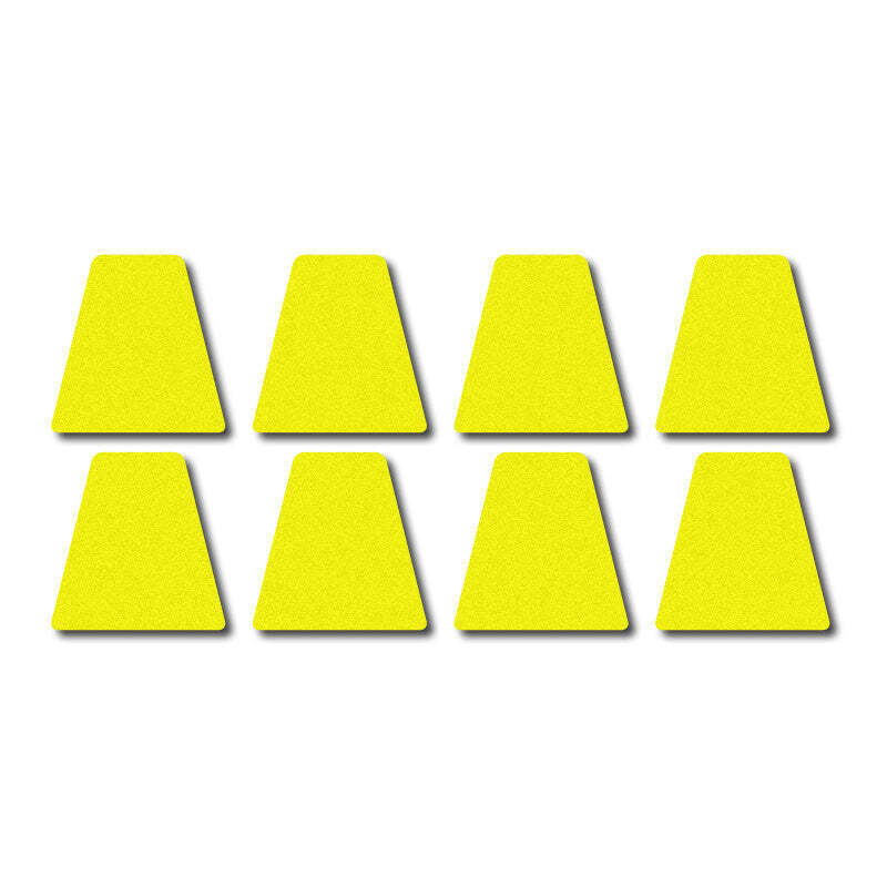 3M Scotchlite Reflective Tetrahedron Set - Lime Yellow