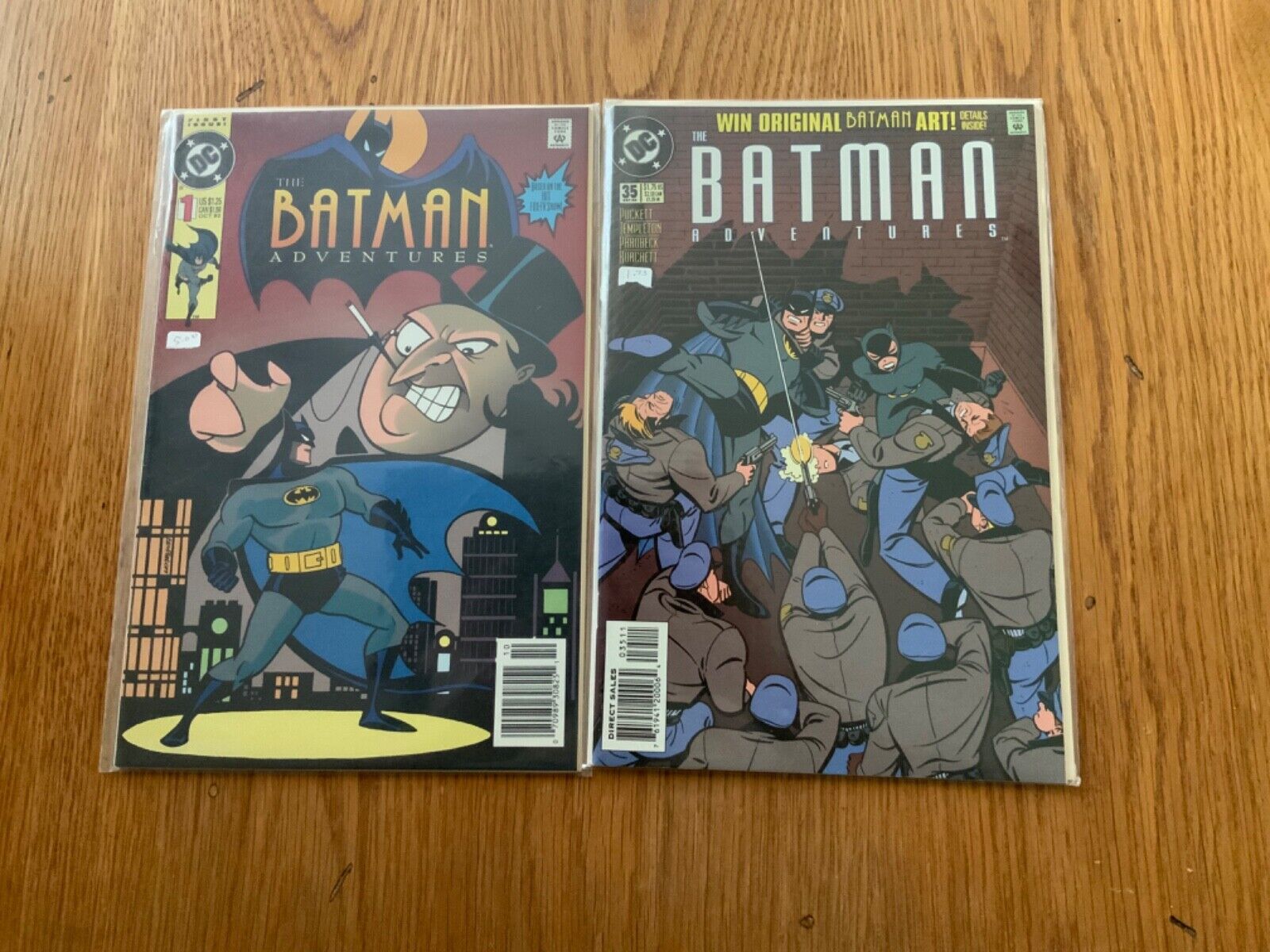 Batman Adventures 1 DIRECT 1st Comic Based on Animated Series 1992 2 comics