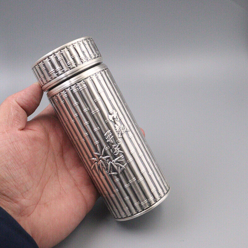Pure Silver Cup 999 Silver Water Cup Fine Silver Inner Container Mini Vacuum Cup