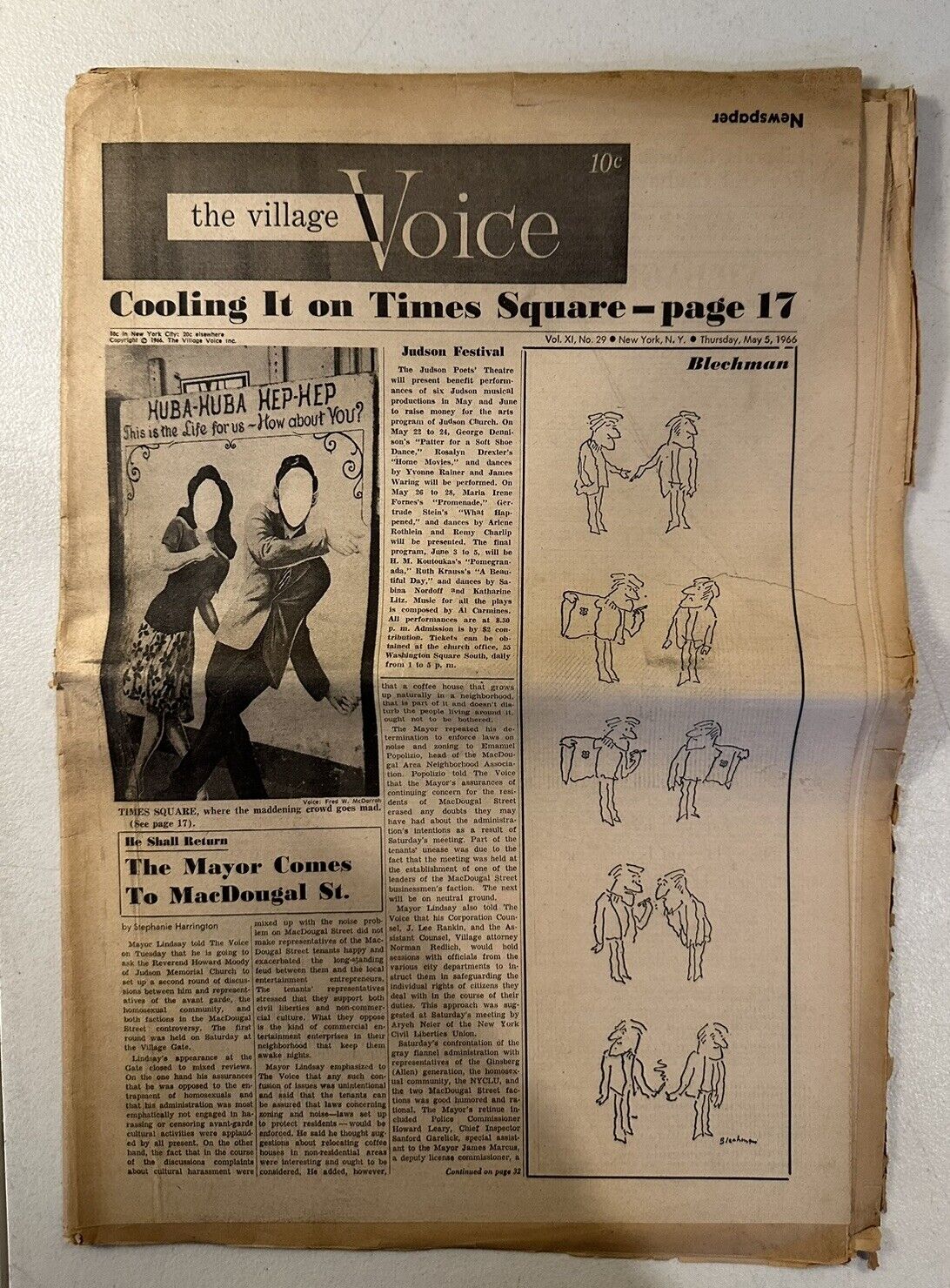 1966 May 5th The Village Voice Newspaper (B39)