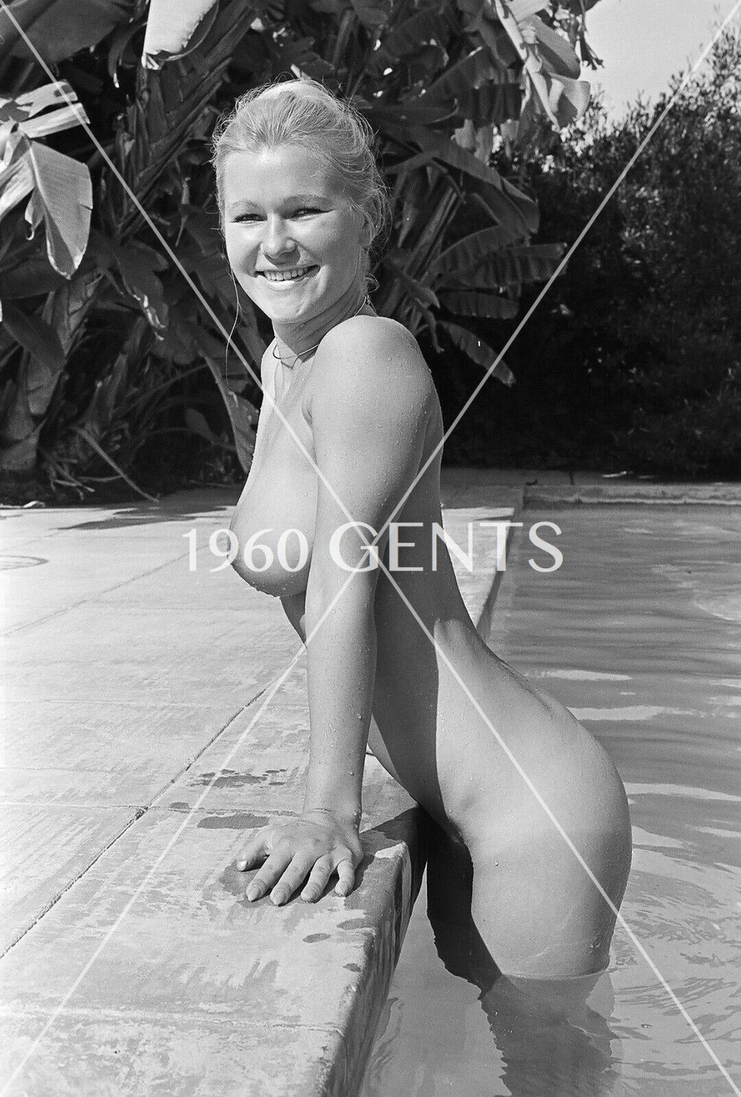 1960s Photo Print Big Breasts Brunette Lotta Grandberg Art LG1