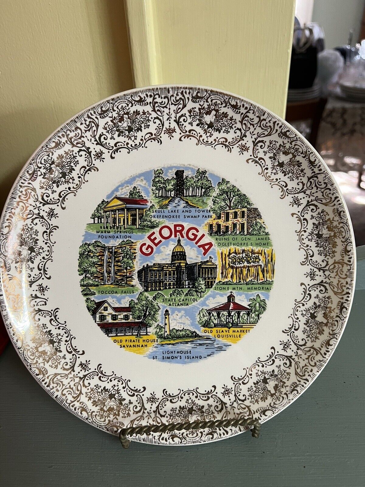 Georgia Souvenir/Collectable Plate