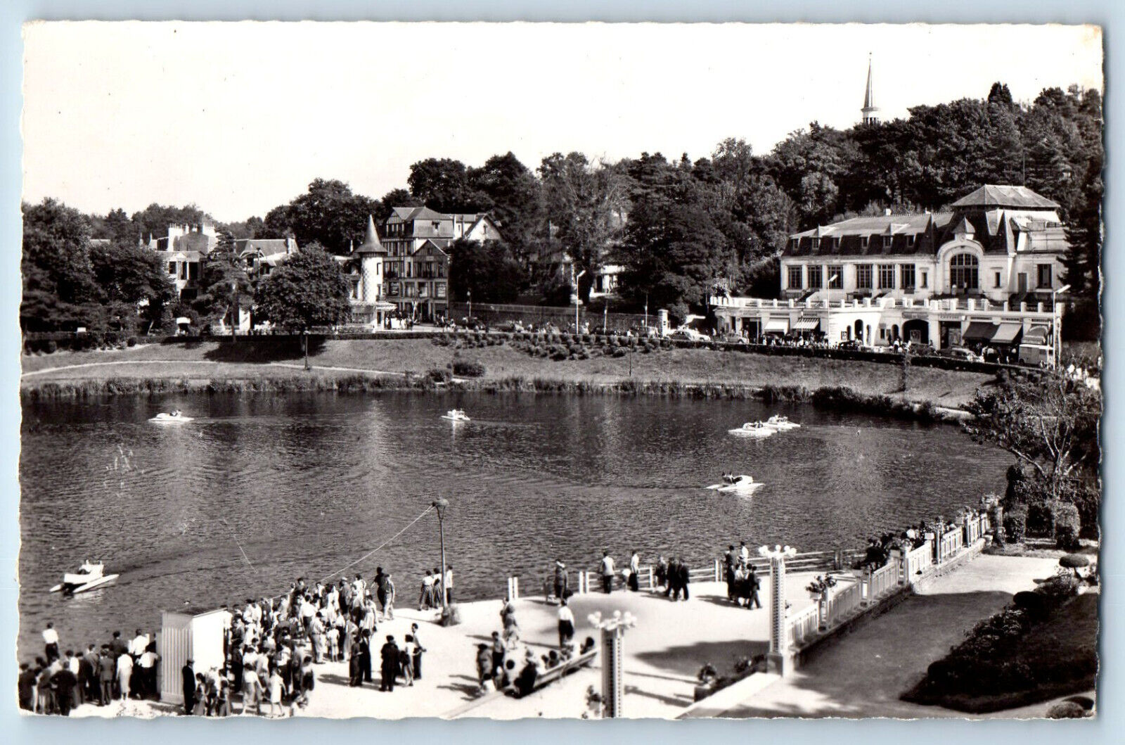Orne France Postcard Bagnoles de-L’Orne Thermal Resort c1940's RPPC Photo