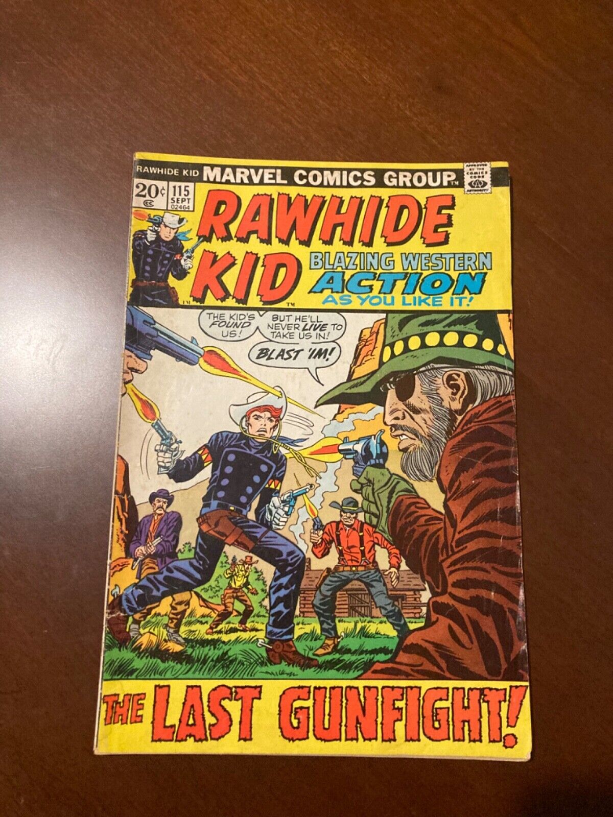 Rawhide Kid (Marvel Comics) #115, Sept. 1973-$0.20-Fine (6.0) Comic Book