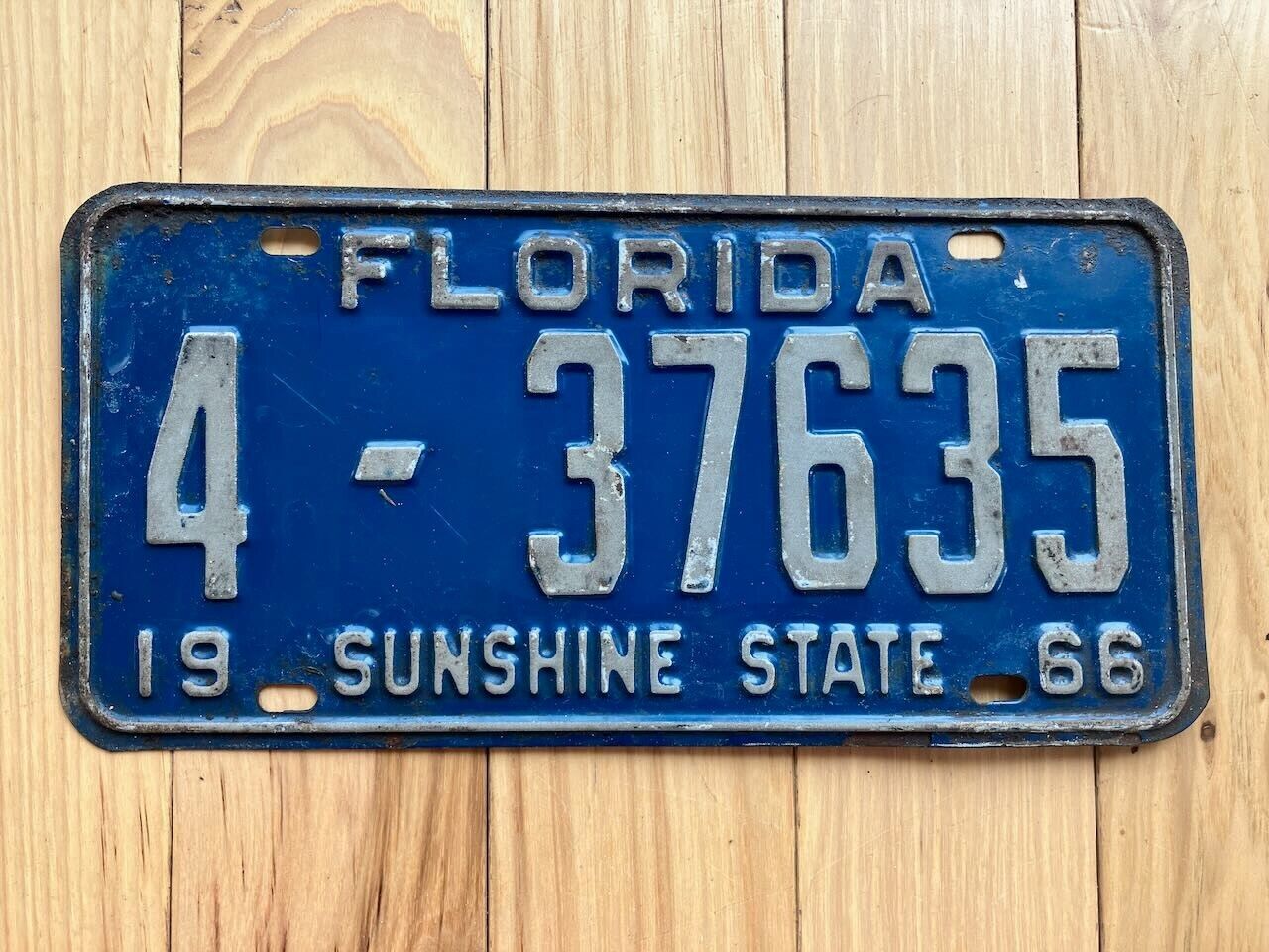 1966 Florida License Plate