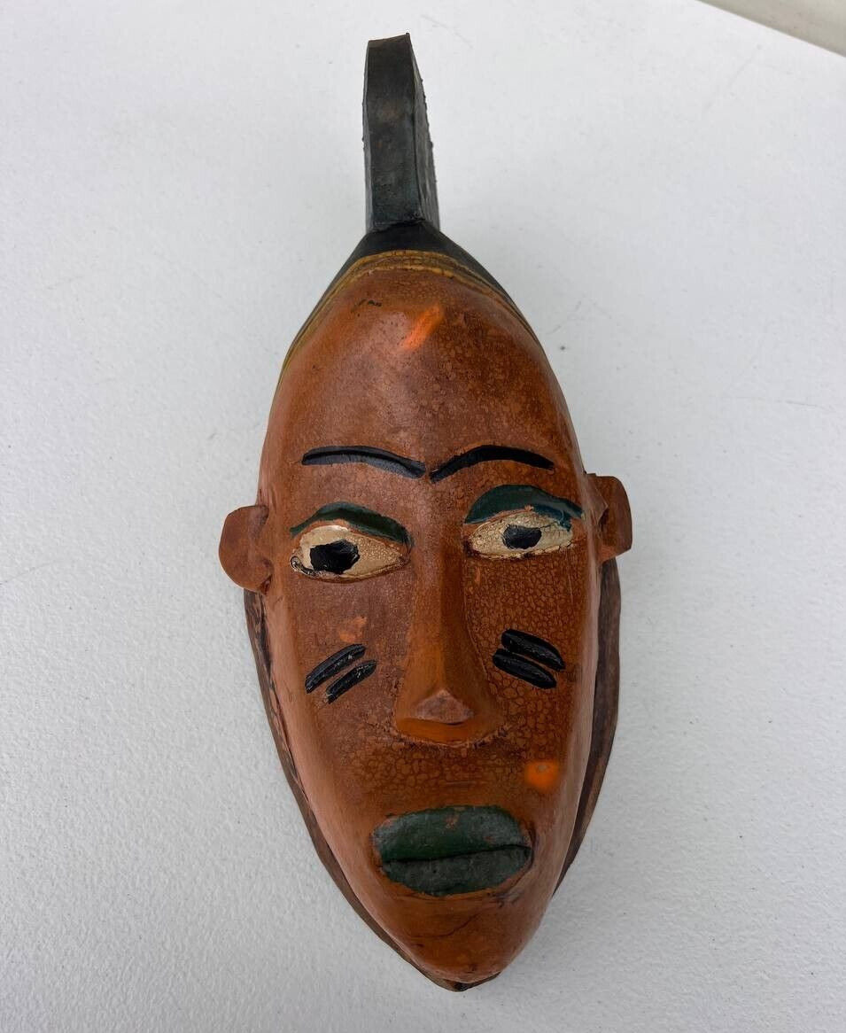 Handcrafted Wooden Mask African Ivory Coast art