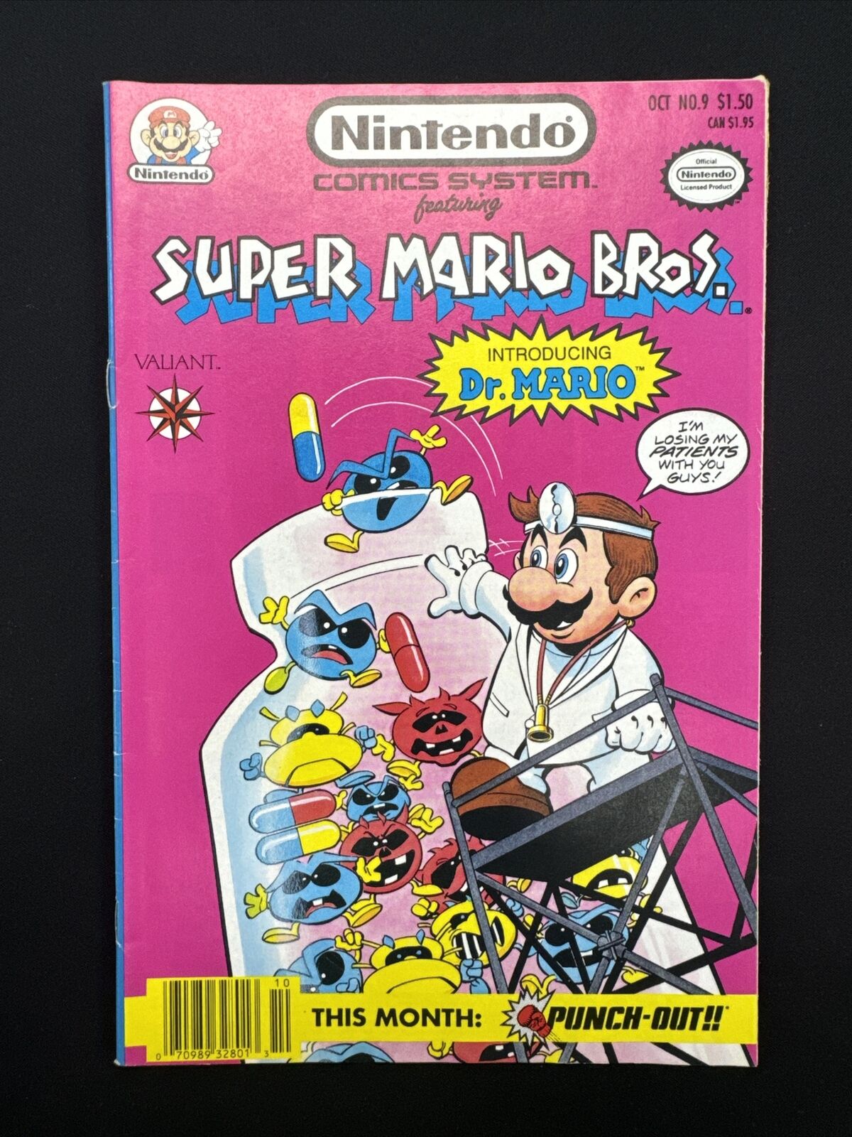 Nintendo Comics System 9 Valiant Featuring Super Mario Bros Dr. Mario