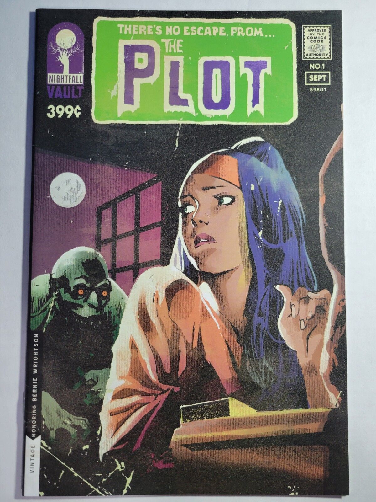 The Plot #1 Vault Comics 2019 Wrightson Swamp Thing Homage Variant