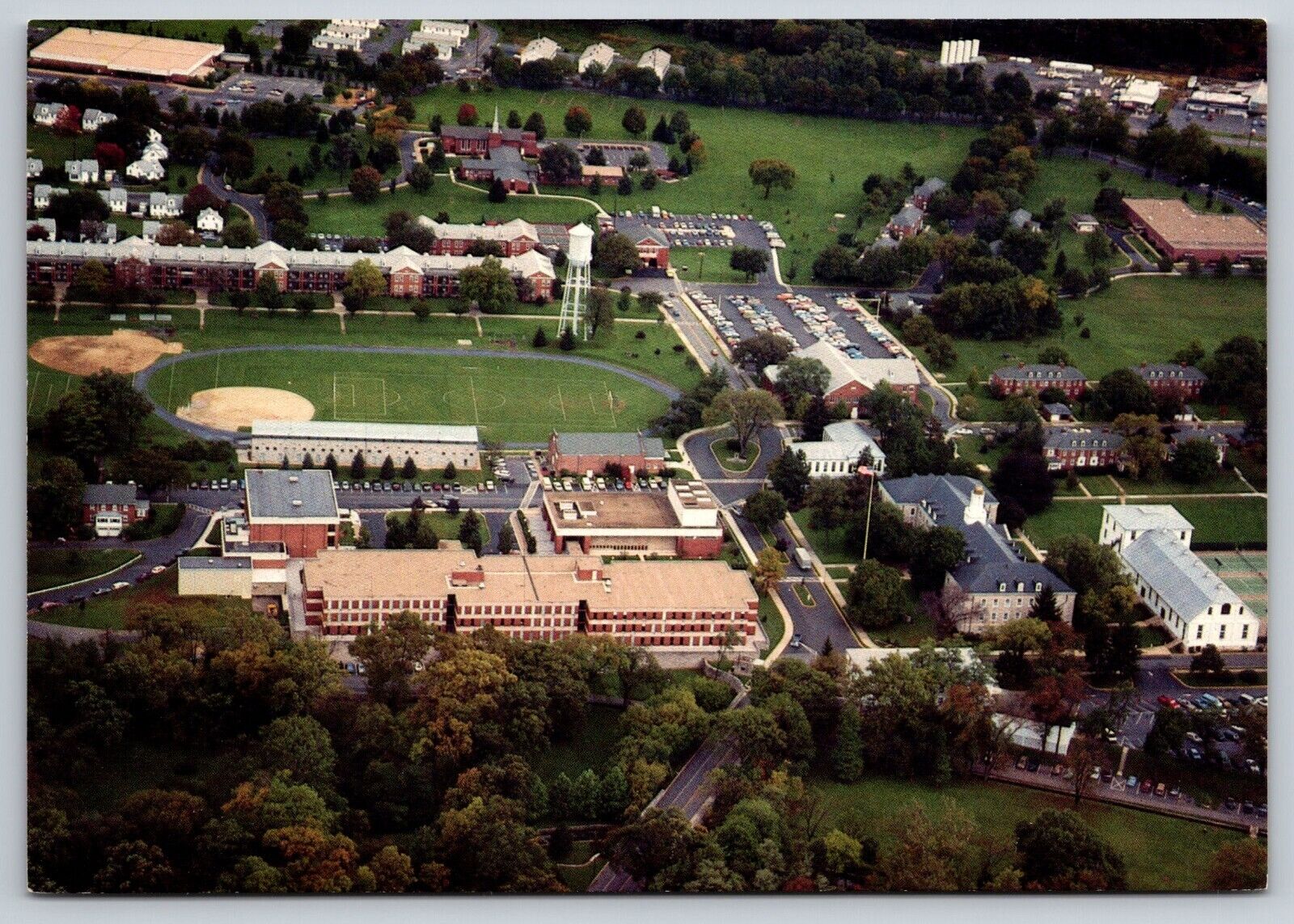 Postcard Pennsylvania Carlisle Barracks US Army War College 12G