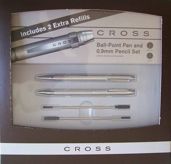 Cross Helios Satin Chrome Limited Edition Pen Set Gift Set