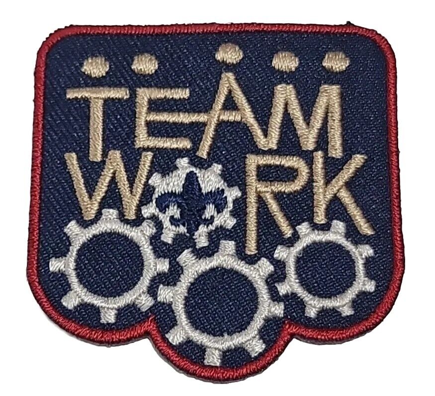 Scouts TEAM WORK collectible patch BSA - 1305