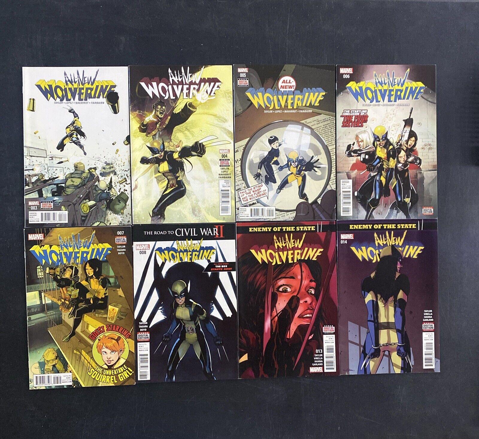 All-New Wolverine #1-35 LOT OF 26 (see description for missing issues) 2016