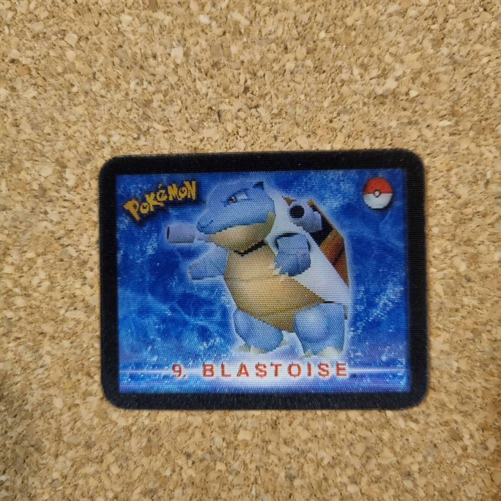 Pokemon Stadium Action 3DS 2000 Card Tazo #3/50 Squirtle Wartortle Blastoise