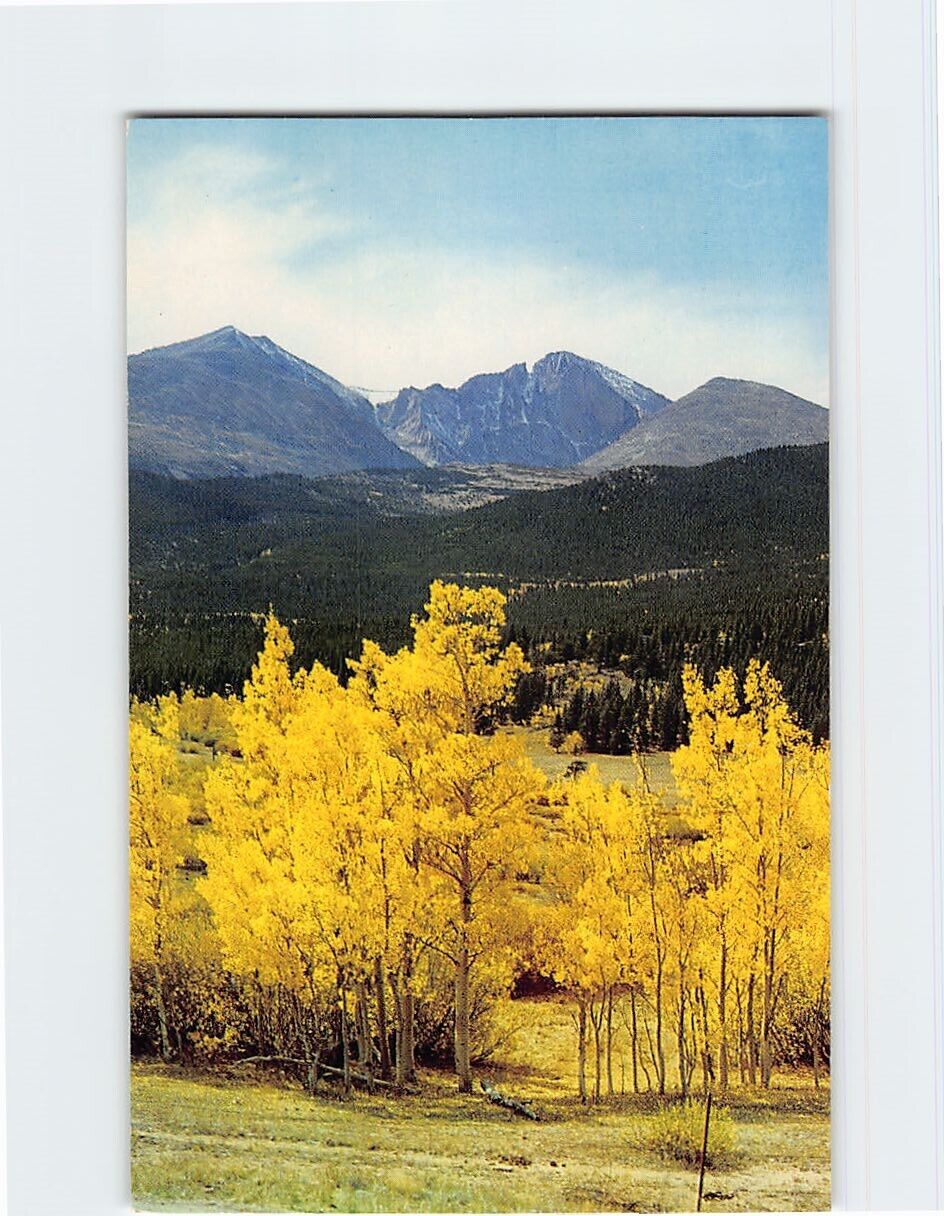 Postcard Long\'s Peak Rocky Mountain National Park Colorado USA