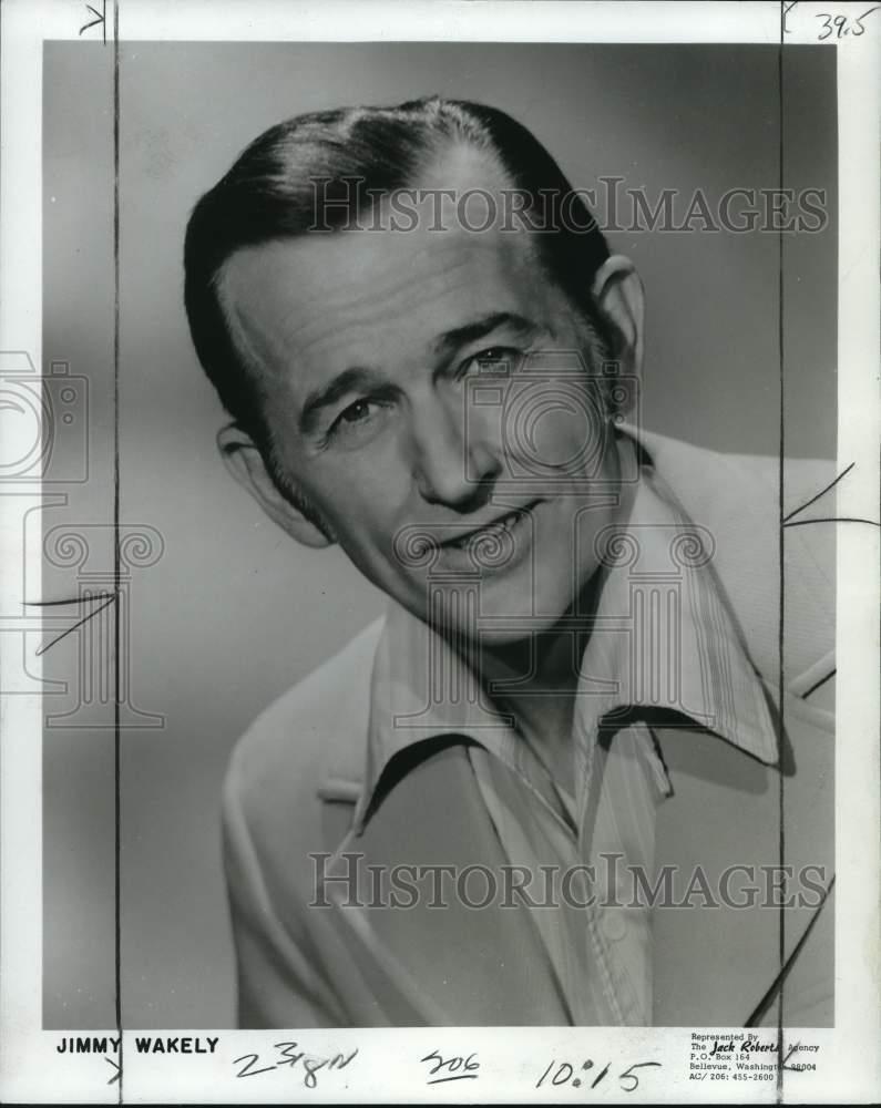 1973 Press Photo Actor Jimmy Wakely - pip06972