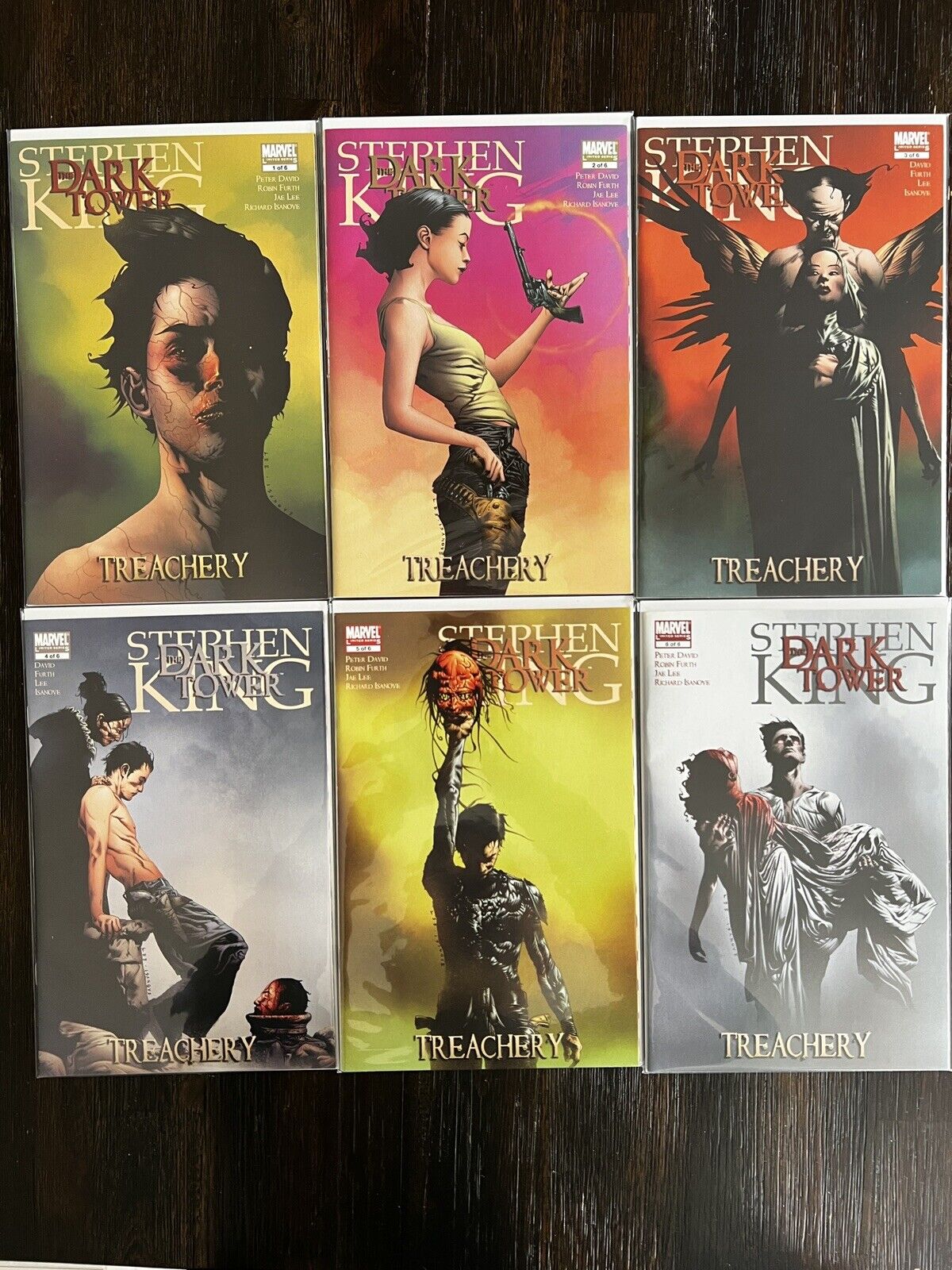 Stephen King Dark Tower Treachery 1-6 Complete Series Set 2008 Marvel Comics Lot