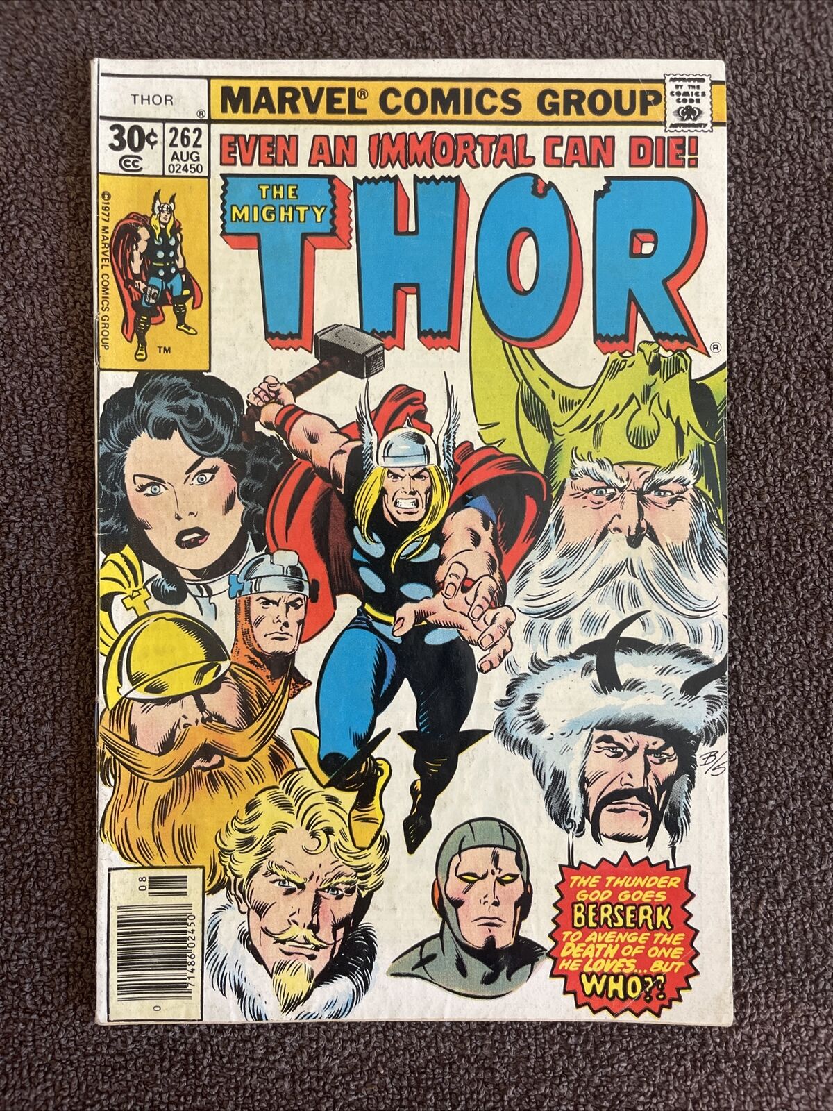 The Mighty THOR #262 (Marvel, 1977) Walt Simonson ~ Newsstand