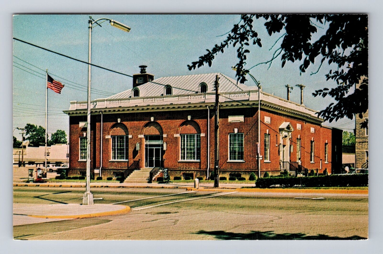 Greenville OH-Ohio, United States Post Office, Antique Vintage Souvenir Postcard