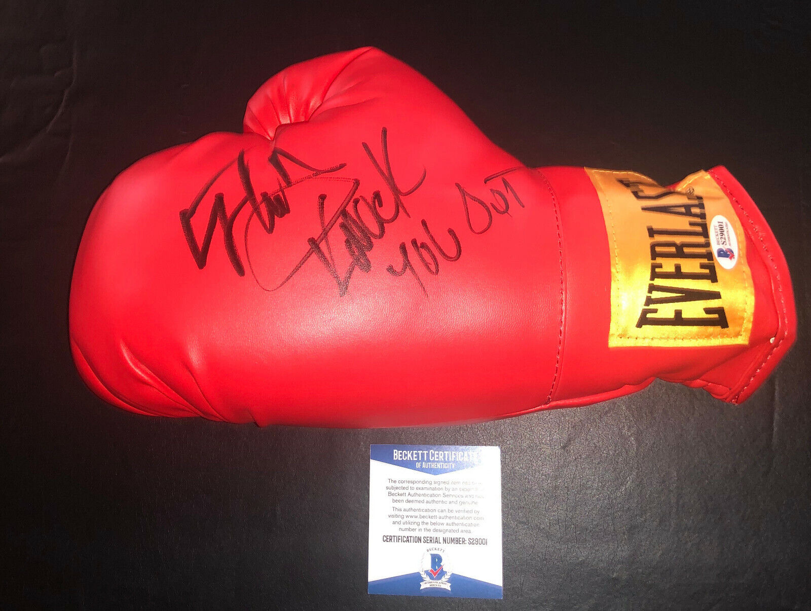  LL COOL J SIGNED BOXING GLOVE AUTHENTIC AUTOGRAPH BECKETT BAS COA KNOCK YOU OUT