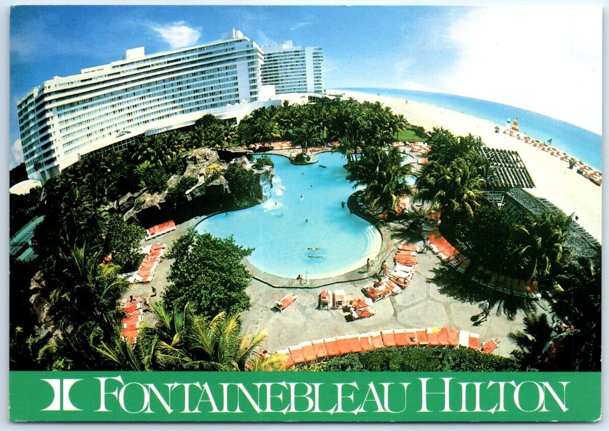 Postcard - Fontainebleau  Hilton, Miami Beach, Florida, USA