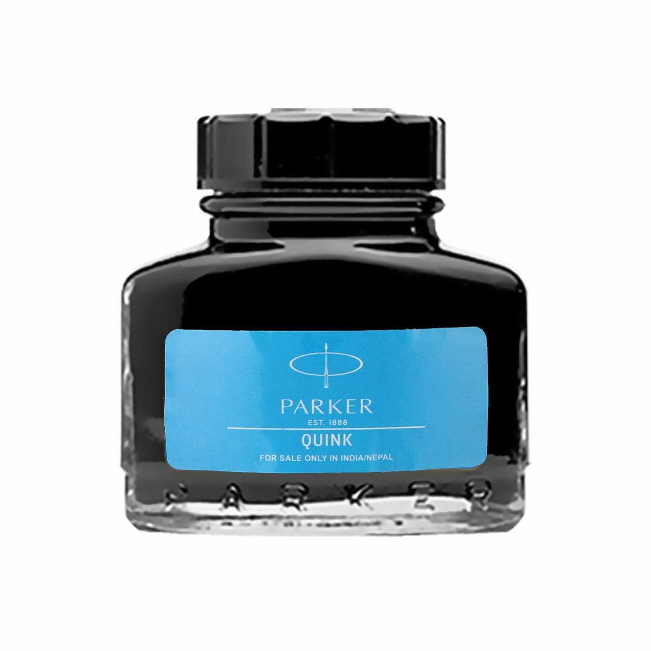 PARKER QUINK PEN INK BLUE BOTTLE 30ML FROM INDIA 
