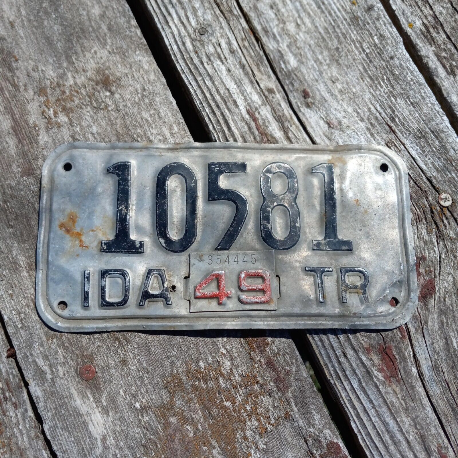 1949 Idaho TR License Plate - \