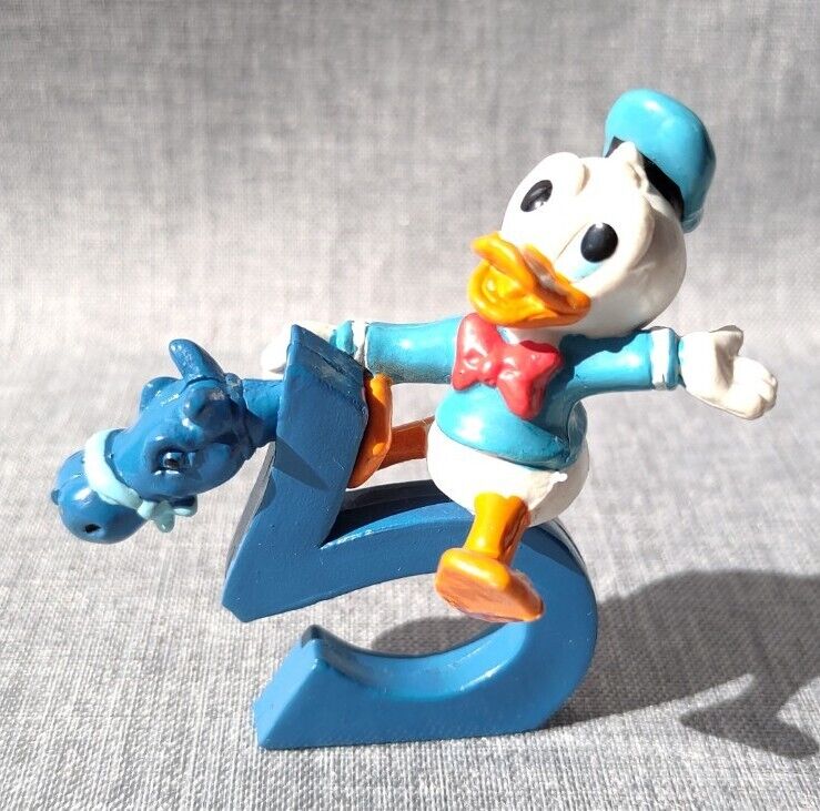 VTG Disney Baby Donald Duck Rockin Horse #3 Birthday 2\