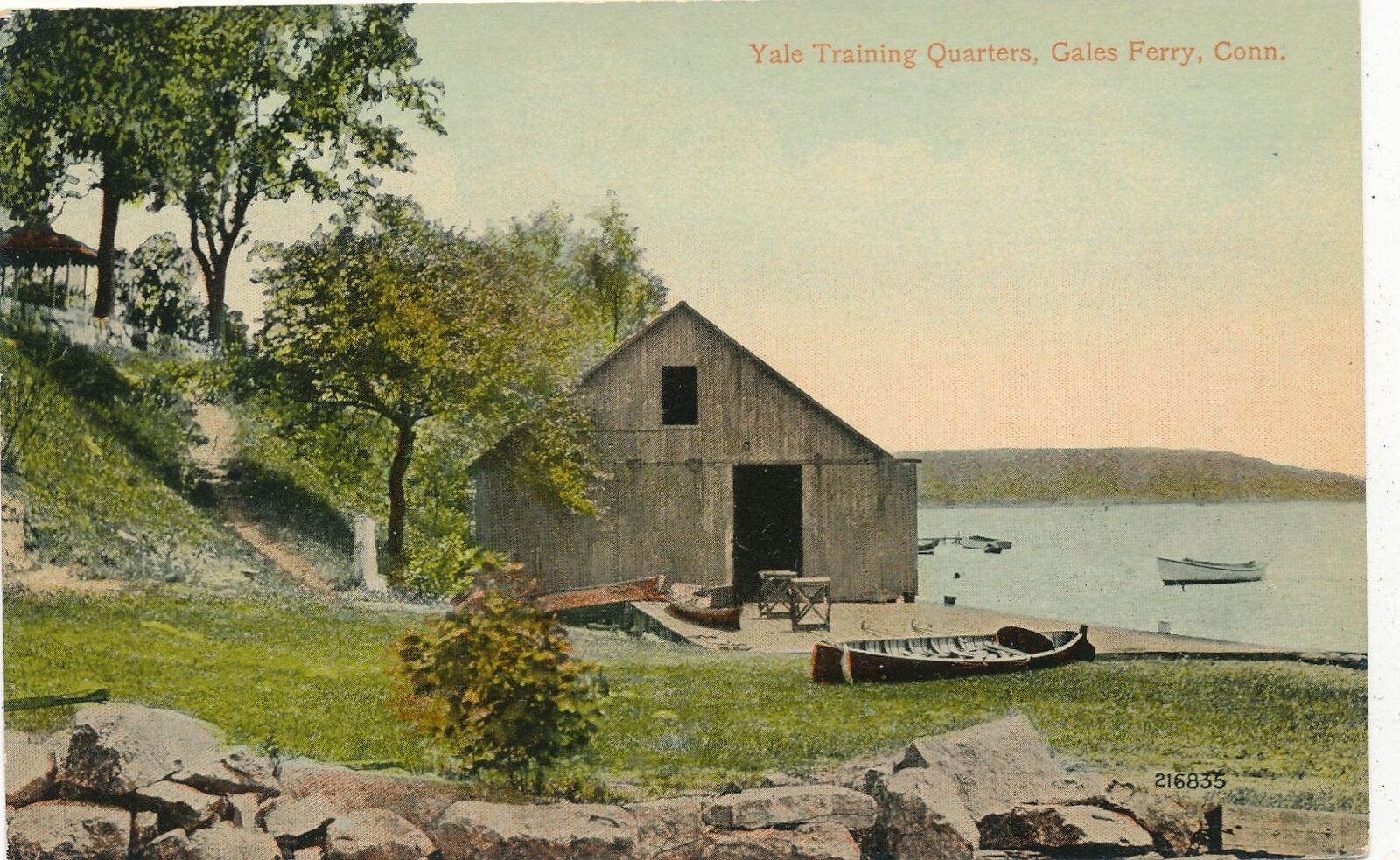 GALES FERRY CT - Yale Training Quarters Postcard