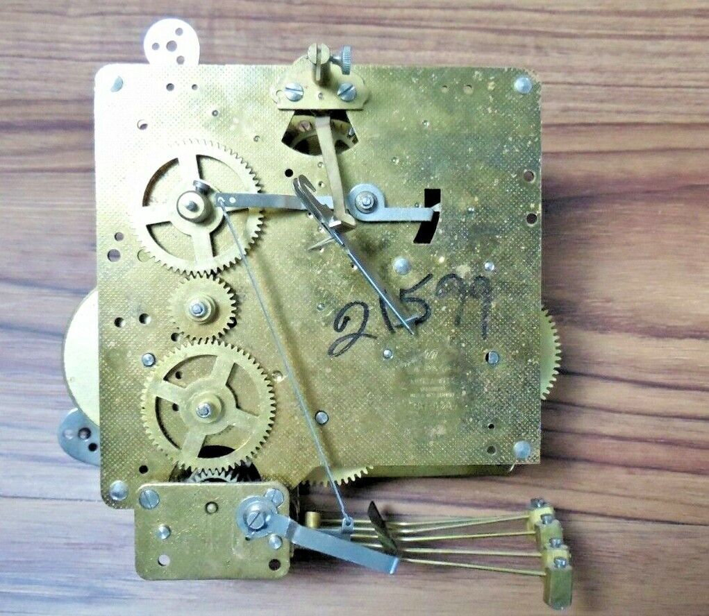 Vtg 77 La Rose Clock 351-020 Movement Chime AS-IS UNTESTED