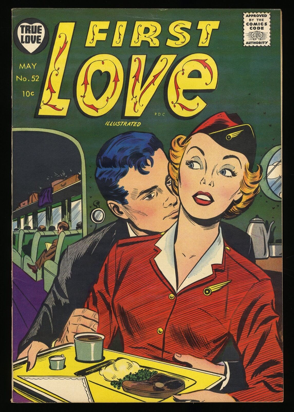First Love Illustrated #52 VF- 7.5 Golden Age Romance Harvey Publications 1955