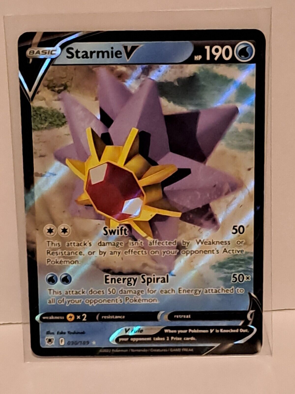 Pokemon Card Starmie V 030/189 Ultra Rare Astral Radiance Near Mint