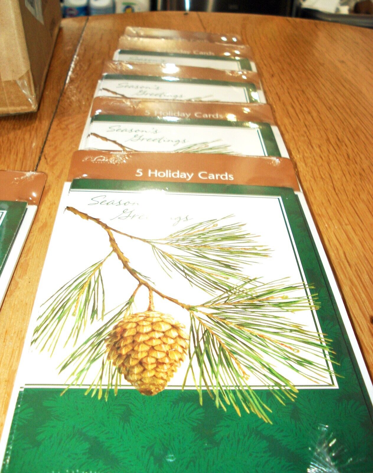 Season\'s  Greetings - Sunshine Cards- 5 Holiday Cards -NEW