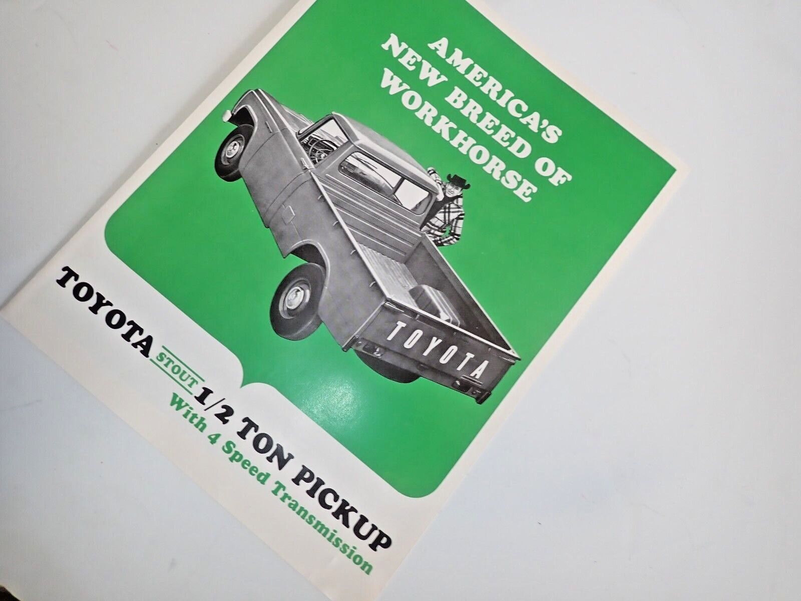 Original 1966 Toyota Pickup Sales Brochure Very Cool 