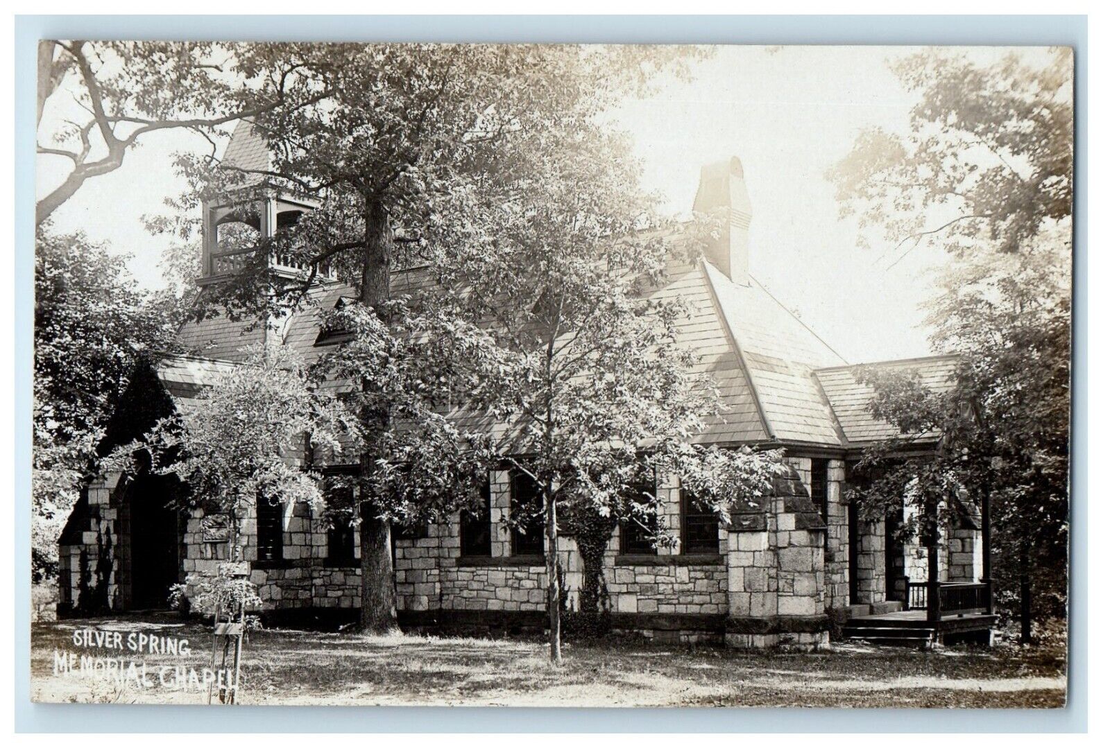 c1910\'s Silver Spring Memorial Chapel Mechanicsburg PA RPPC Photo Postcard