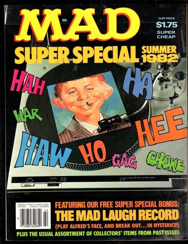 MAD SUPER SPECIAL #39 VG/F  (INCLUDES ATTACHED RECORD INSERT) 1982 EC