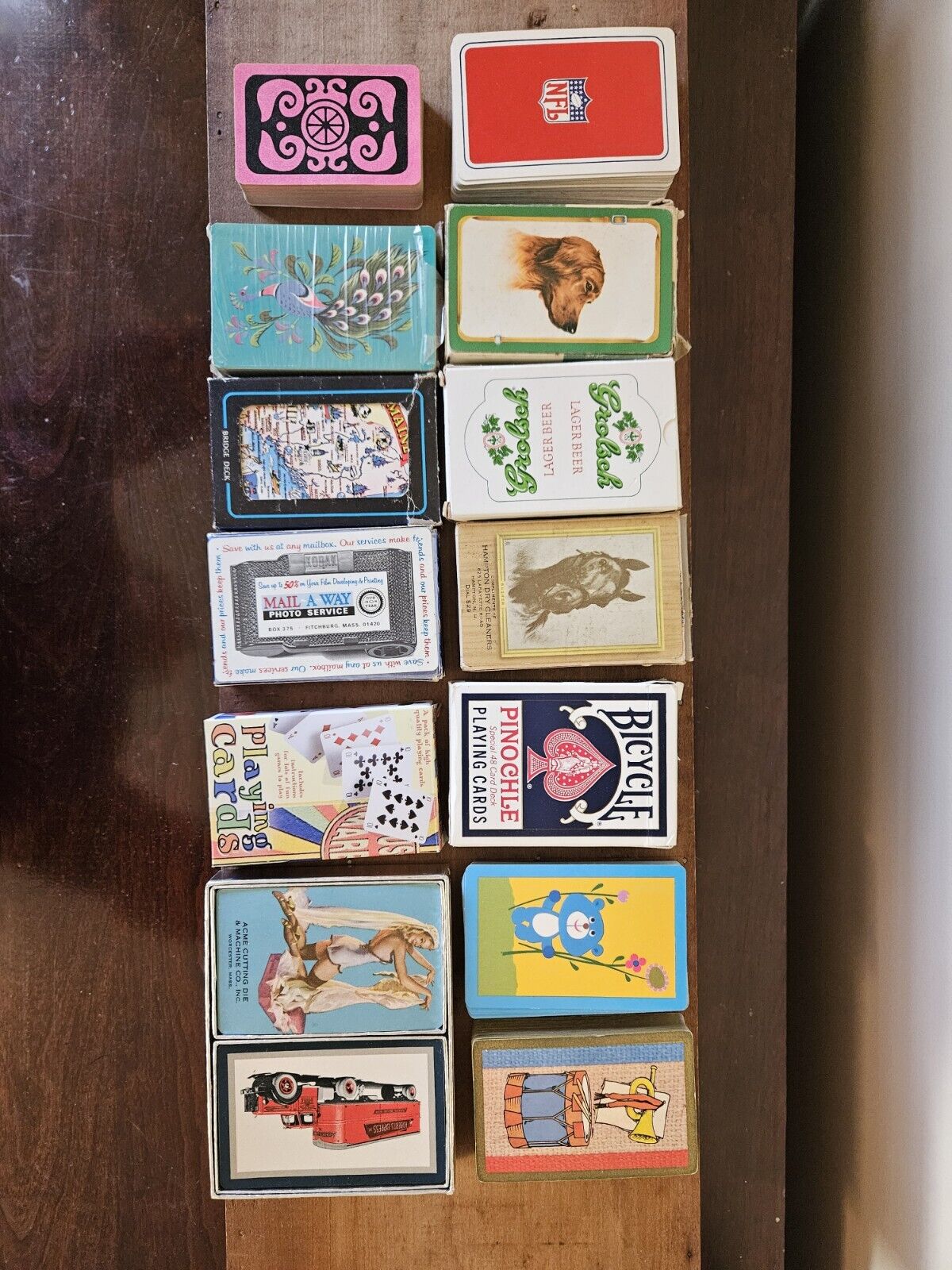 Lot of 14 Decks of Playing Cards  Mixed Lot
