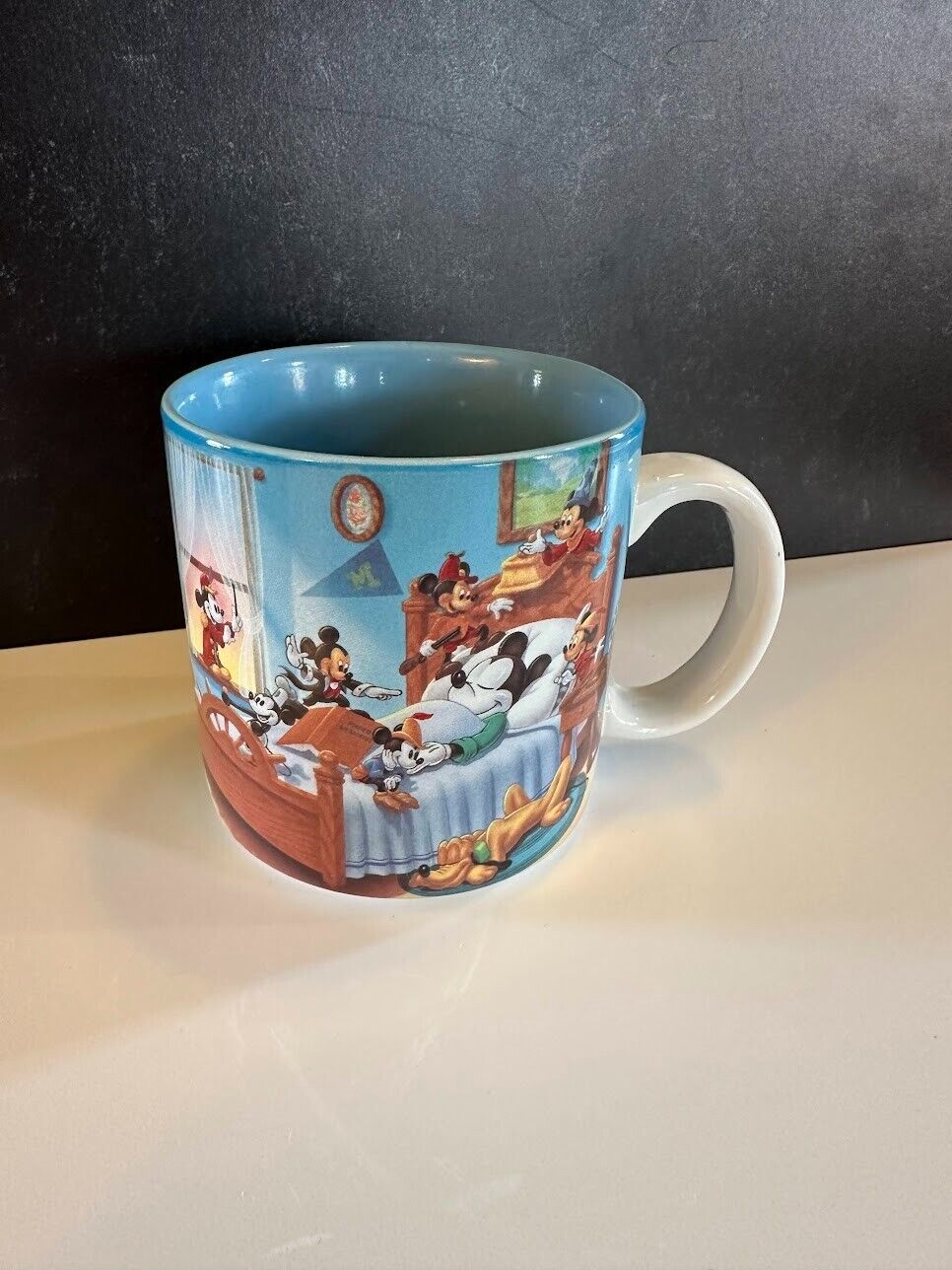Disney Mickey Mouse Vintage 1990s Through the Years Coffee Tea Mug Cup Retired